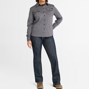 Timberland PRO Charcoal Gray Long-Sleeve Work Shirt XL